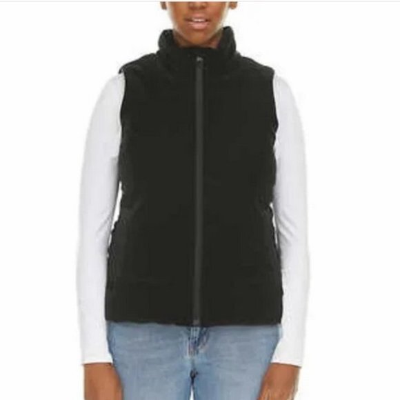 Pacific Trail BLACK Neo-Velvet Puffer Vest - Picture 1 of 4